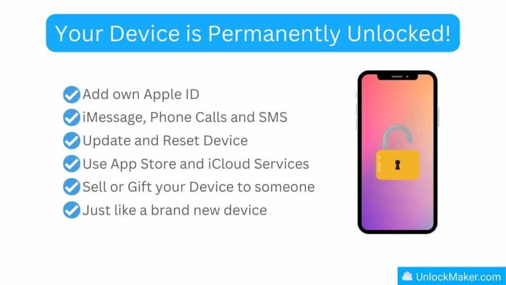 Your iPhone 8 is Unlocked from iCloud Lock