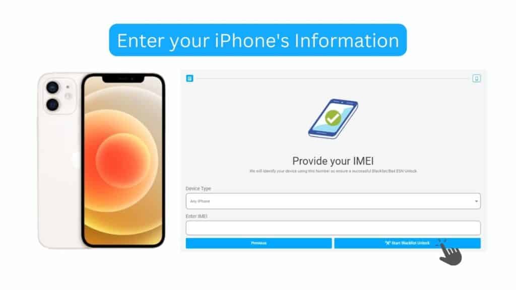 Enter your iPhone's Info