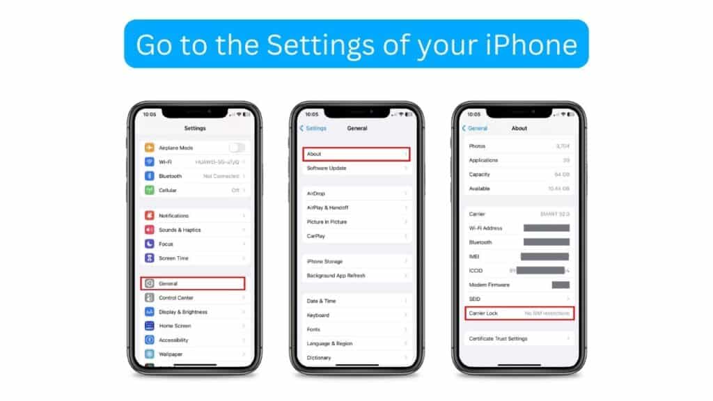 Go to the Settings of your iPhone