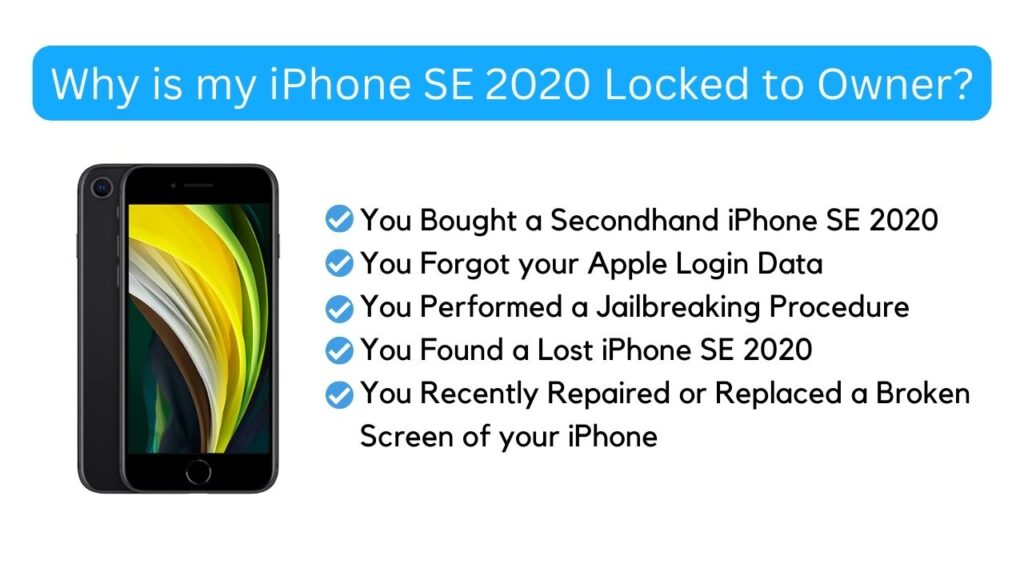 Reasons Why Your iPhone SE 2020 is Locked to Owner