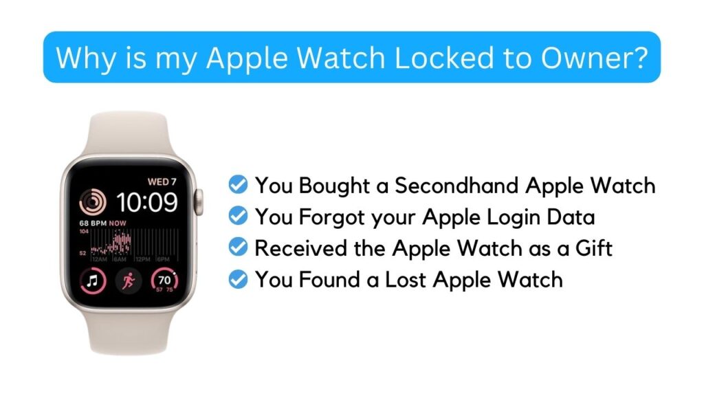 Reasons Why my Apple Watch is Locked To Owner