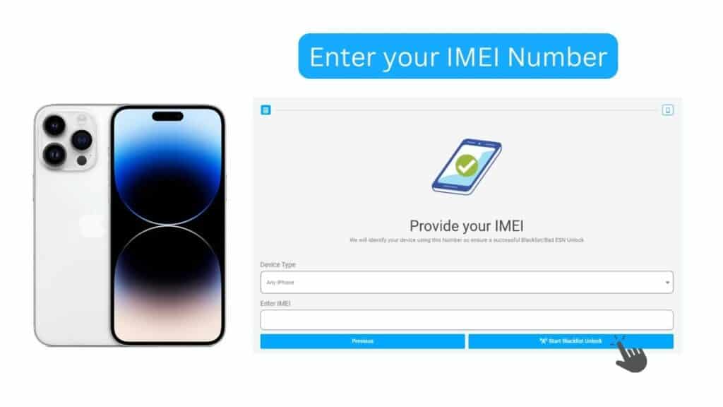 Enter your IMEI Number