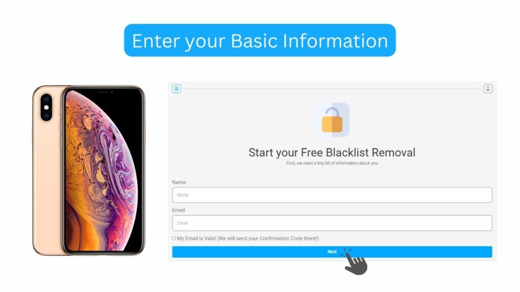 Start your iPhone XS IMEI Blacklist Removal and BAD ESN Fix
