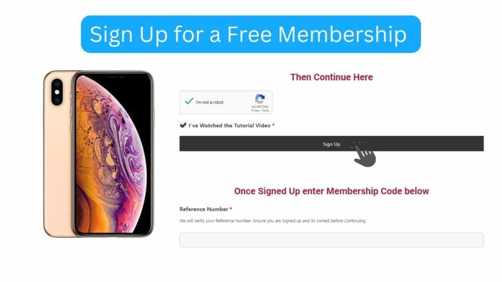 Sign Up for a Free Membership