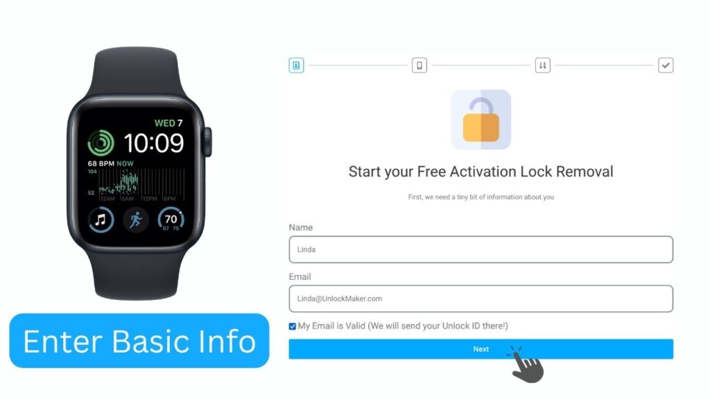 Open the Apple Watch Activation Lock Removal