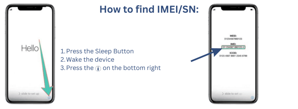 How to find the IMEI or SN on your device