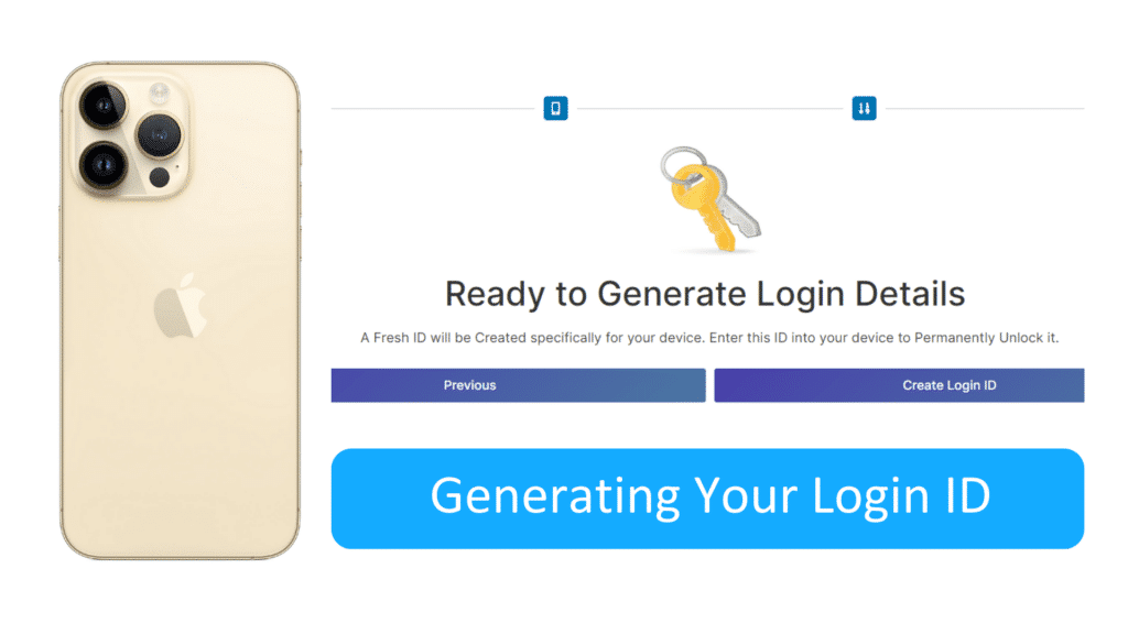 Step 5 Generating Your Login ID 2