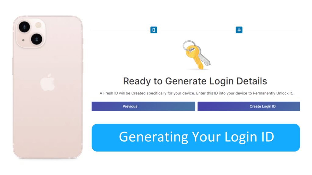 Step 5 Generating Your Login ID 3