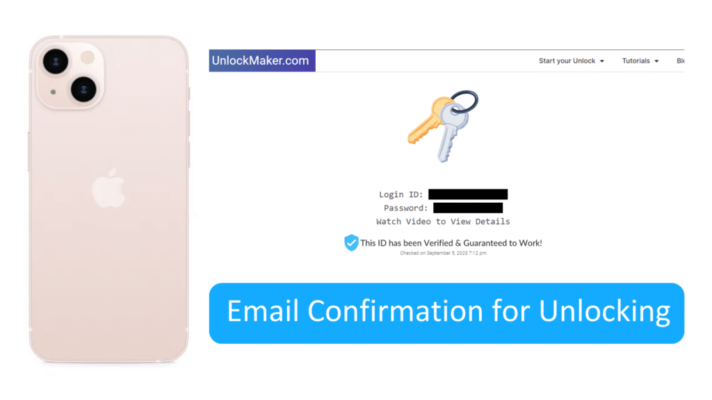 Step 6 Email Confirmation for Unlocking 3
