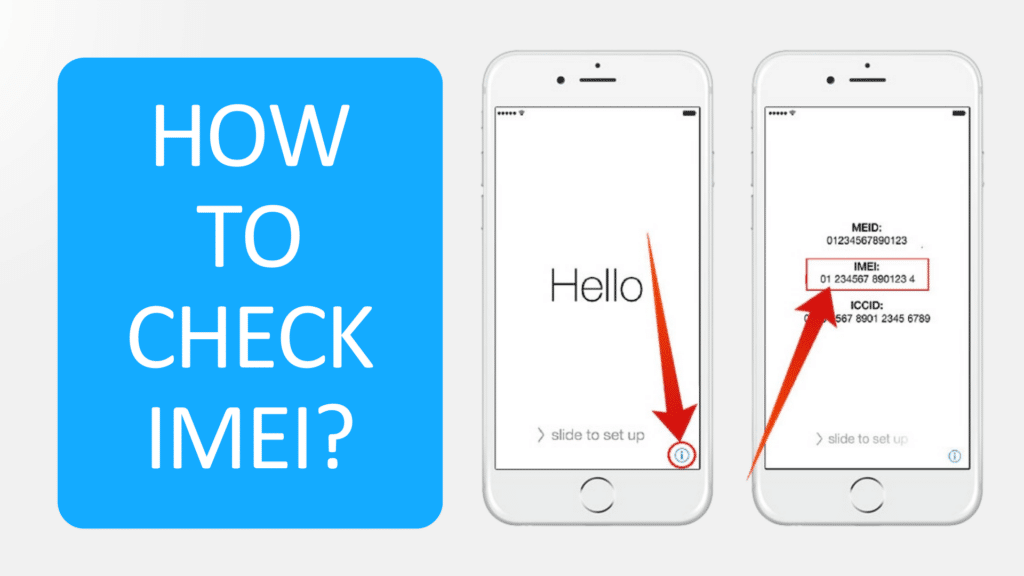 how to check imei iphone 5
