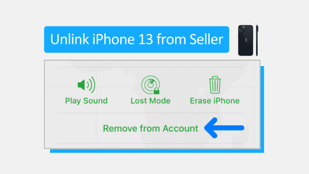iPhone 13 Remove from Account