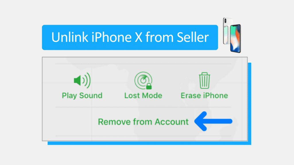 iPhone X Remove from Account